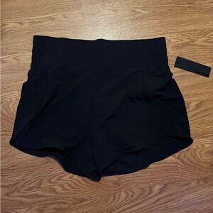 Women's Black Shorts with built in panty 1x